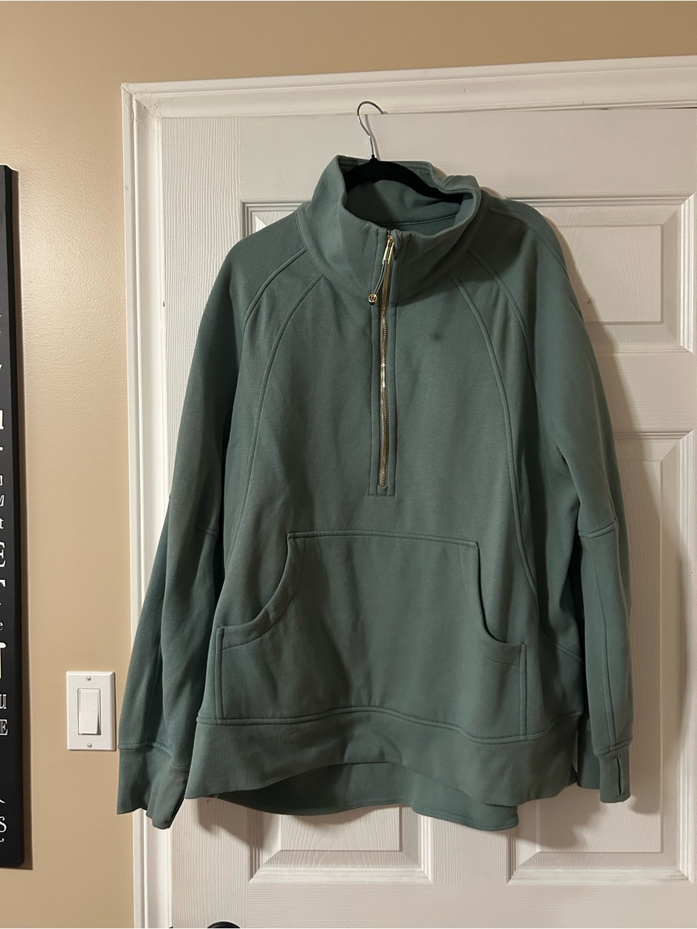 lululemon athletica Half-Zip Pullover Sweatshirt - Sage